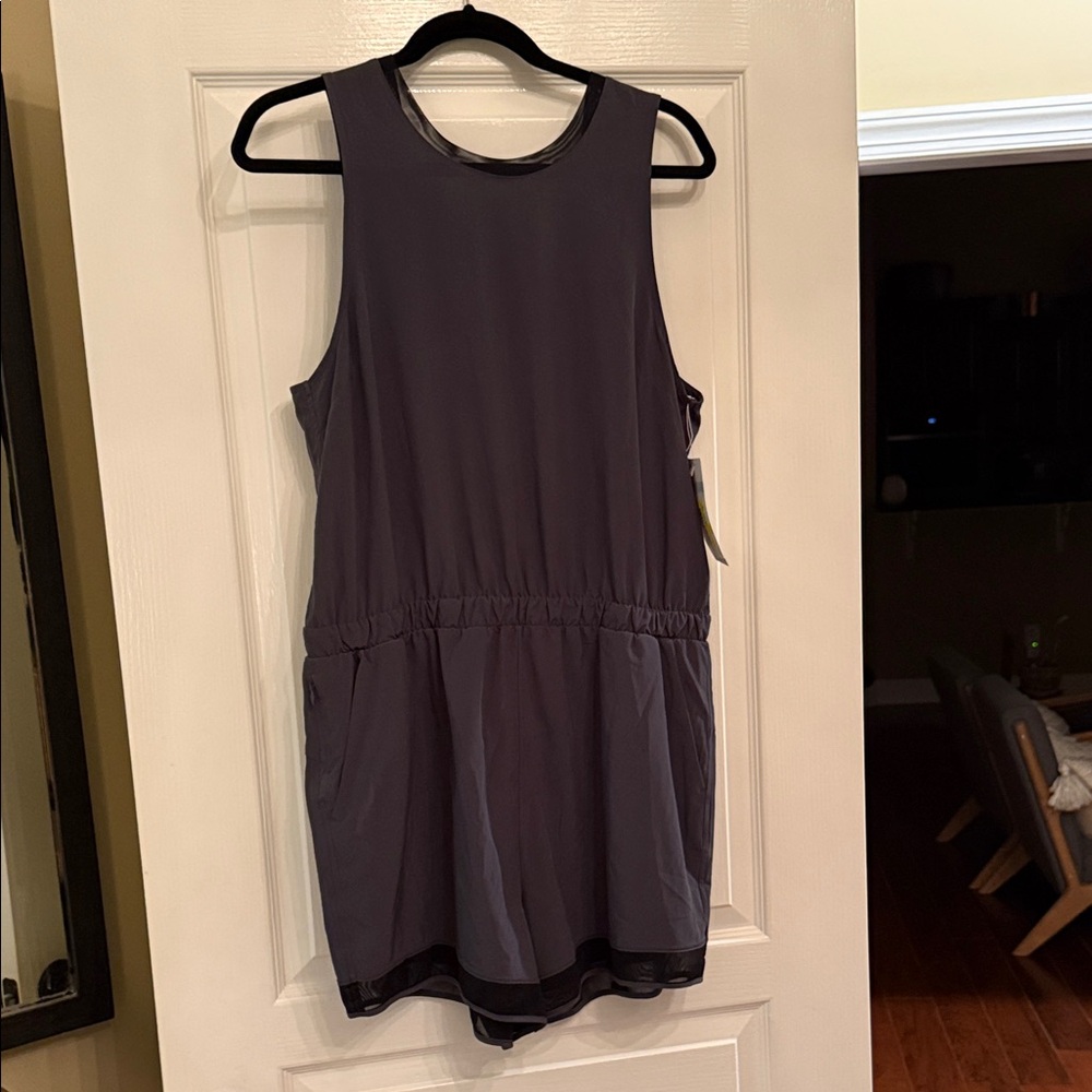 Zella Dark Gray Sleeveless Jumpsuit